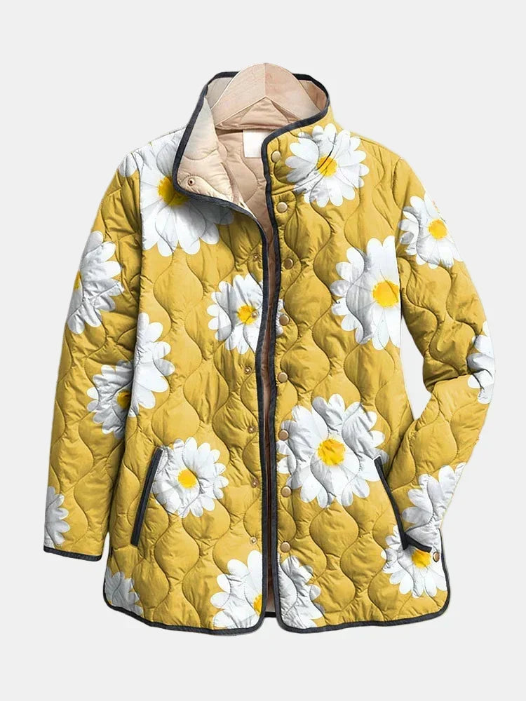VALMORIE | Veste Matelassée aux Marguerites Élise
