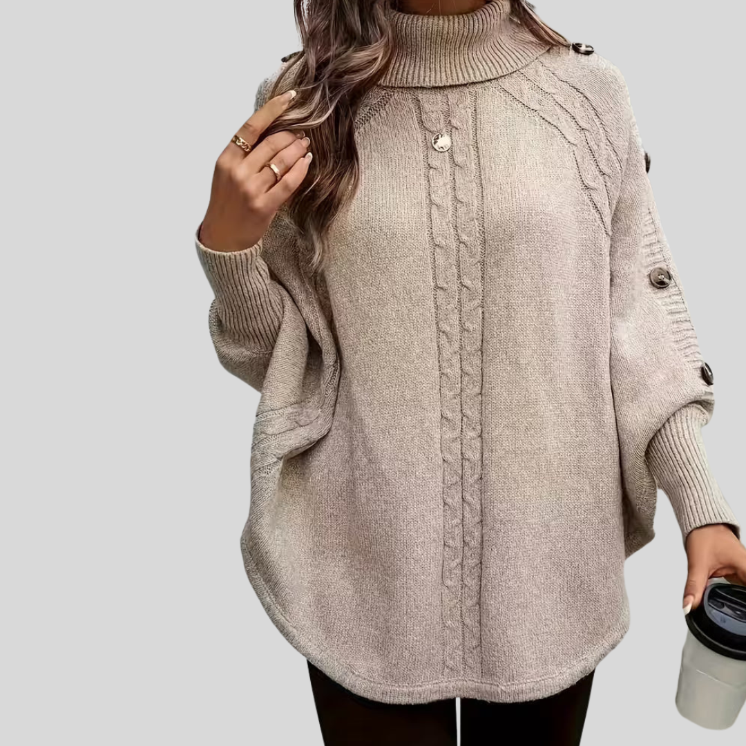 Norelle™ | Pull en Tricot à Col Montant