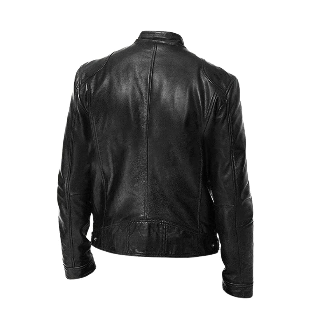 VALMORIE | Veste en cuir décontractée