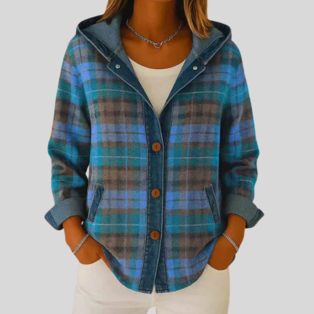 Hildred™ | Chemise Shacket Matelassée à Carreaux
