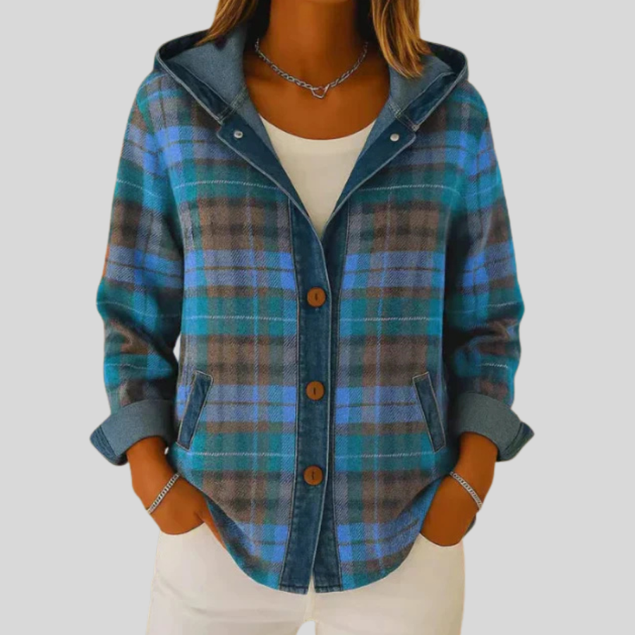 Hildred™ | Chemise Shacket Matelassée à Carreaux