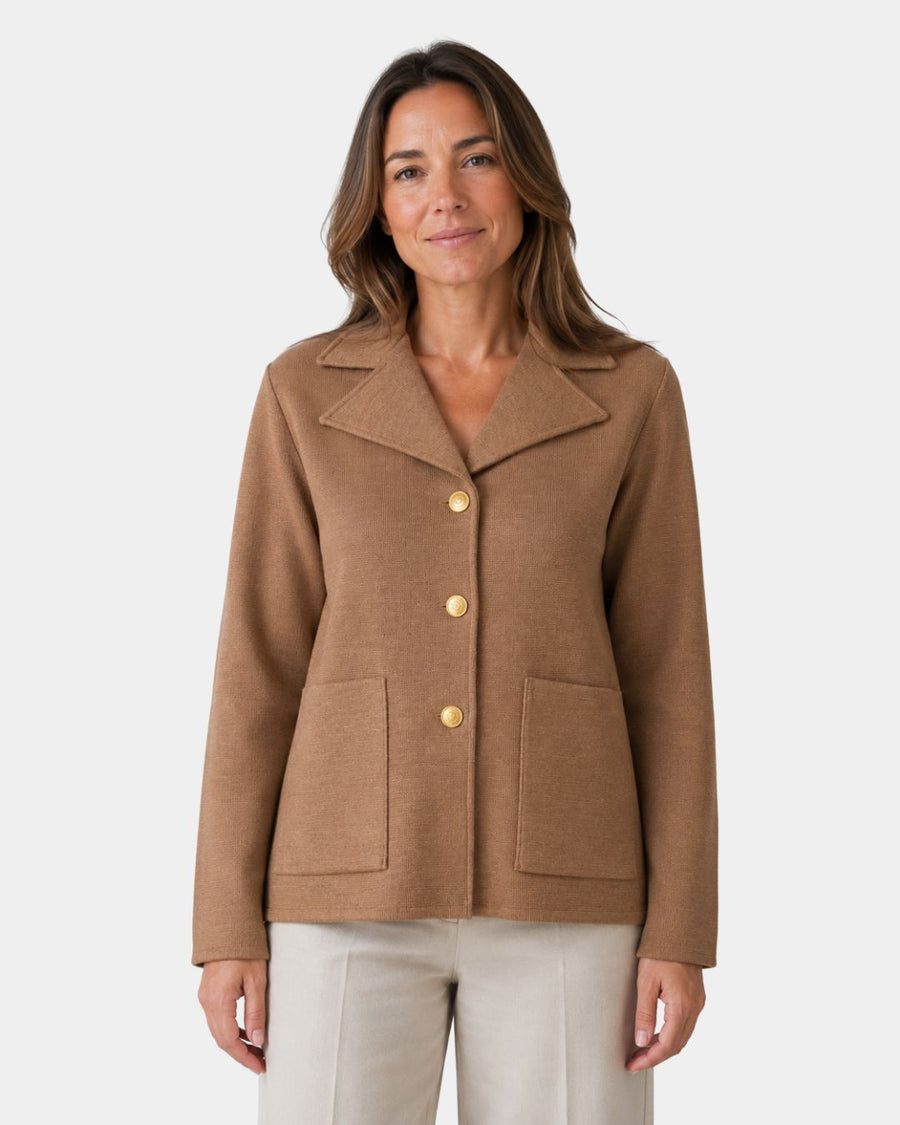 Celine | Cardigan en Maille en Laine Mérinos