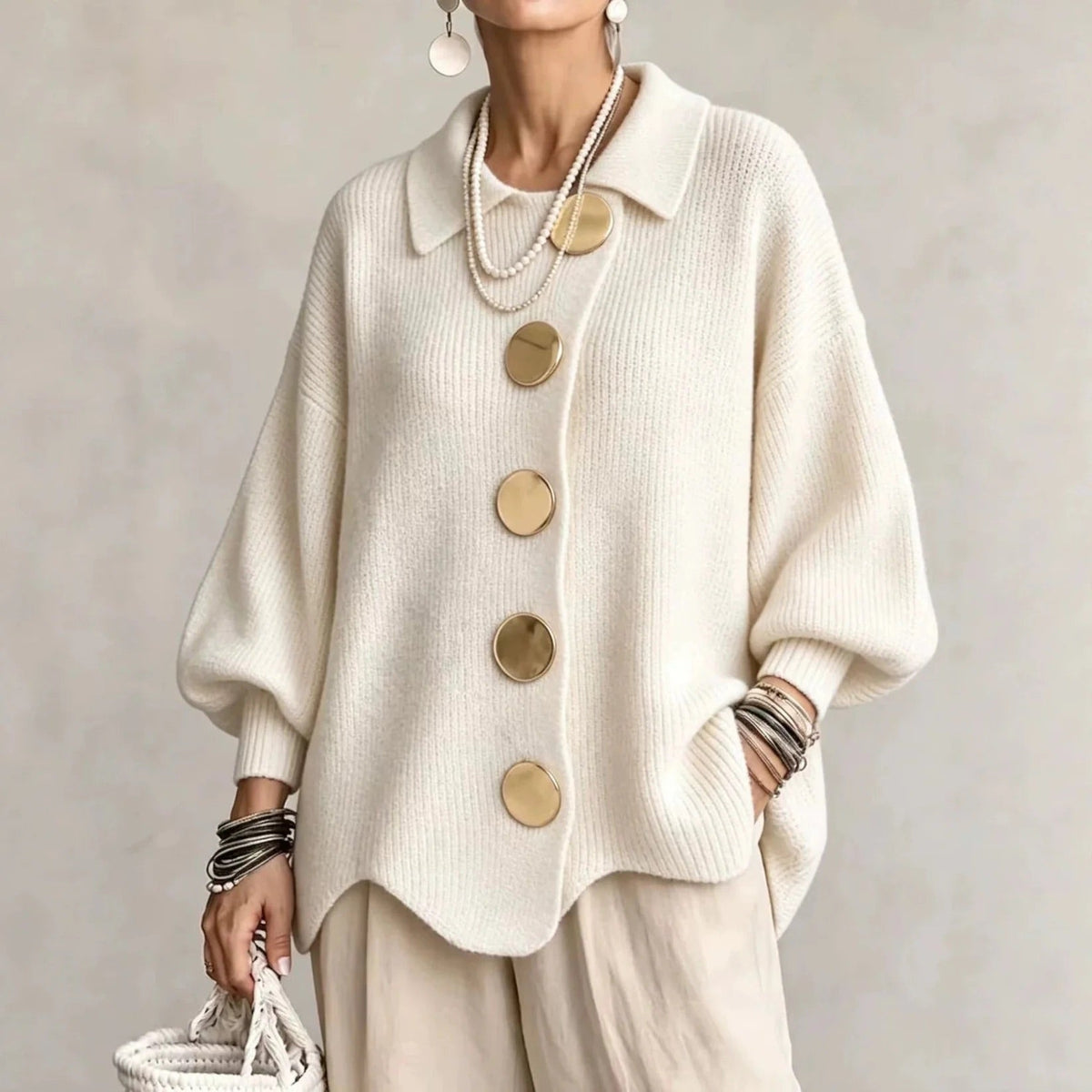 Catherine | Cardigan Oversize Douillet