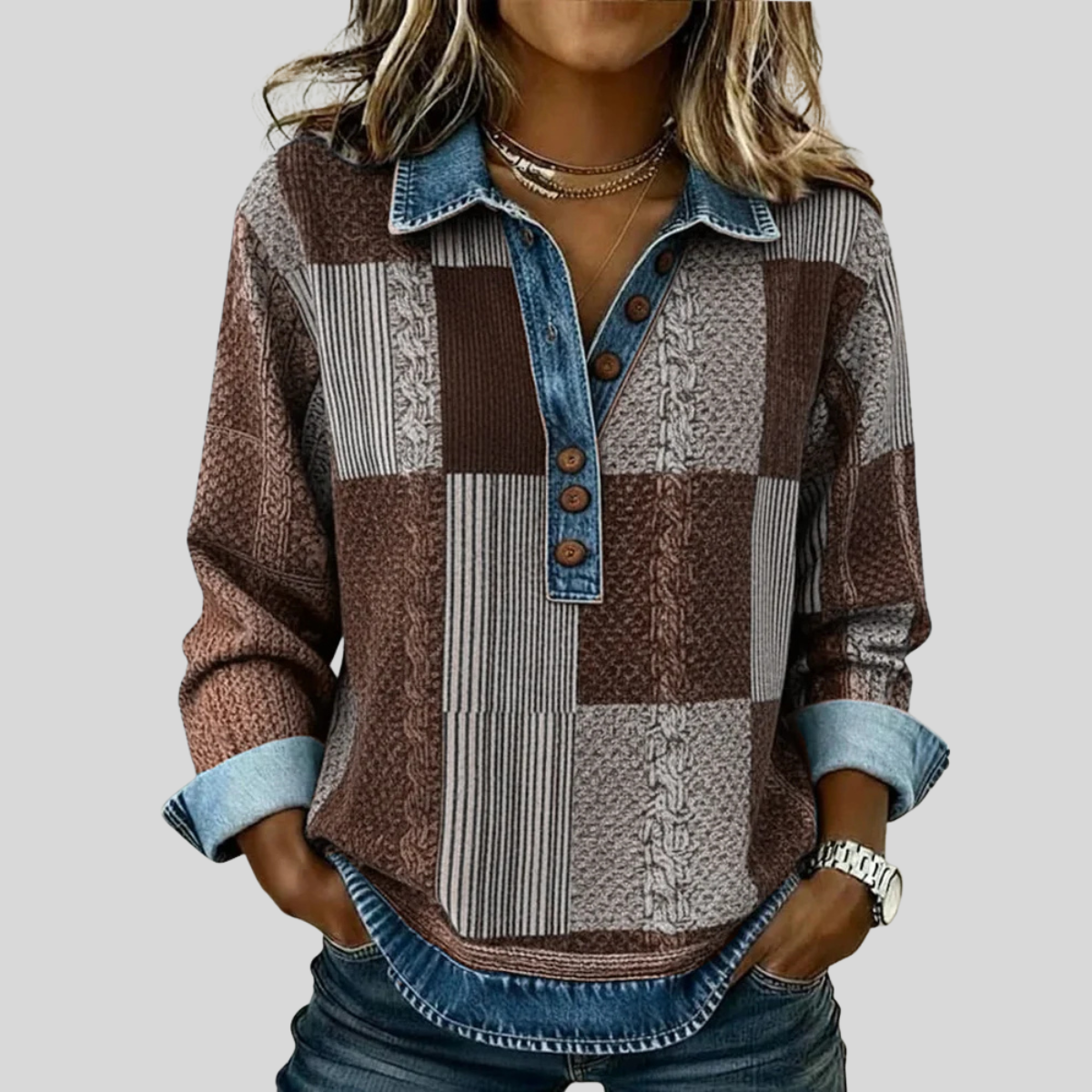 Meridell™ | Sweat-shirt à Imprimé Coloré