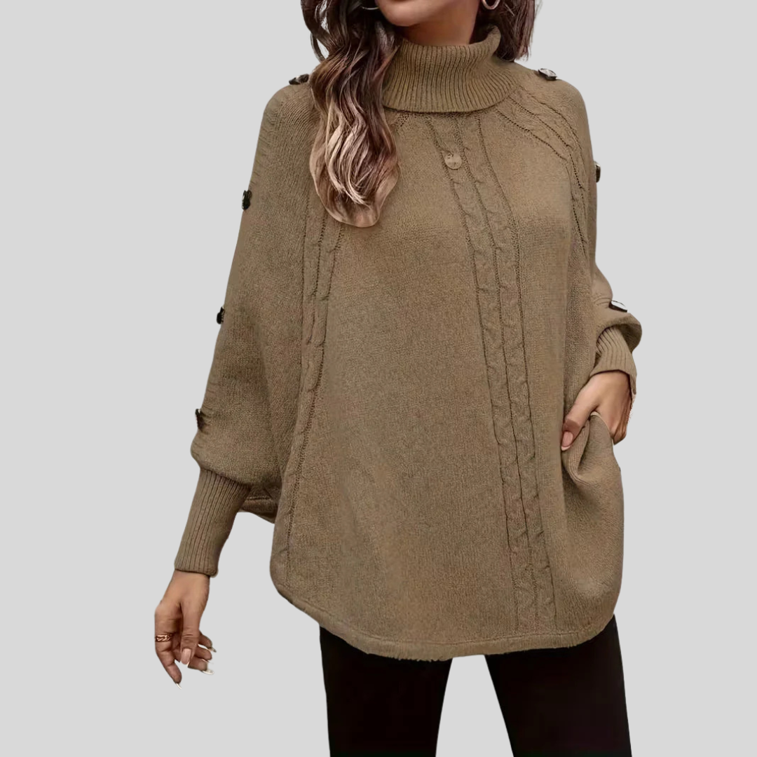 Norelle™ | Pull en Tricot à Col Montant