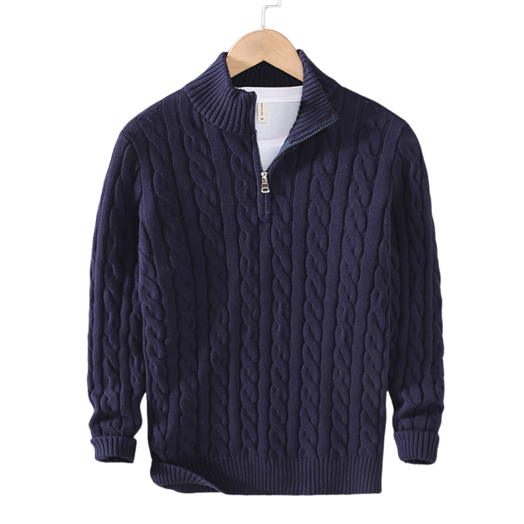 Cazel | Pull demi-zippé