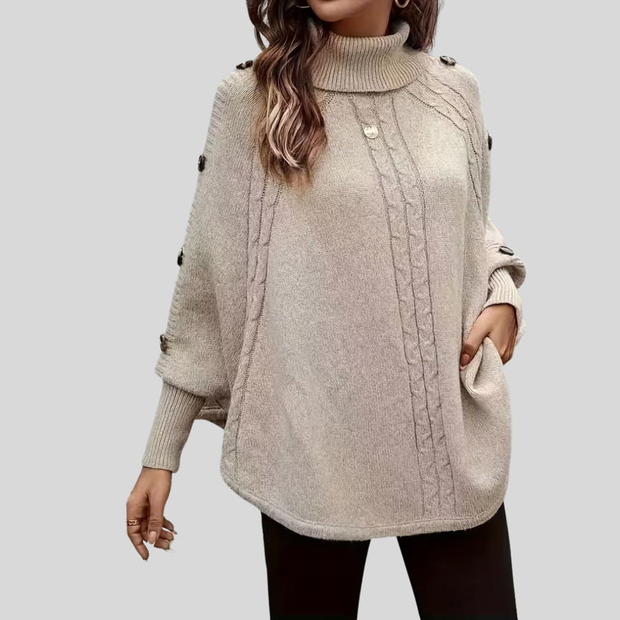 Norelle™ | Pull en Tricot à Col Montant