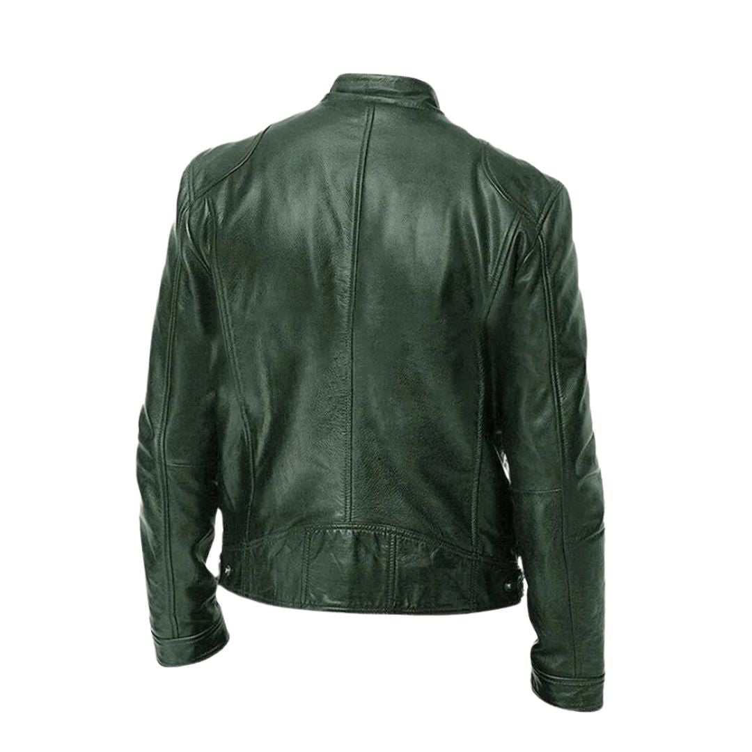 VALMORIE | Veste en cuir décontractée