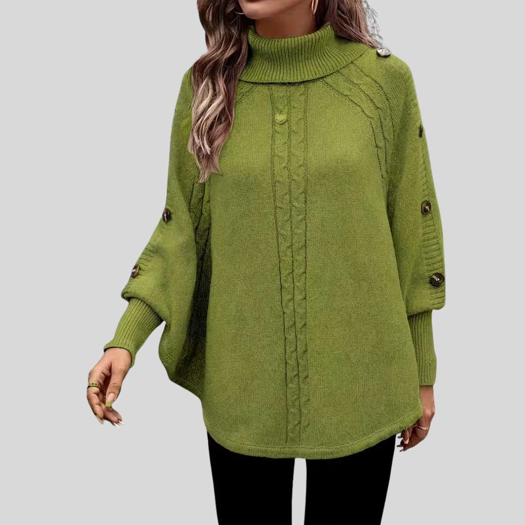 Norelle™ | Pull en Tricot à Col Montant