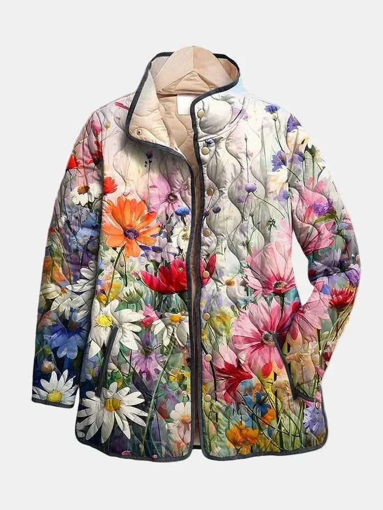VALMORIE | Veste Matelassée Fleurs des Champs Manon
