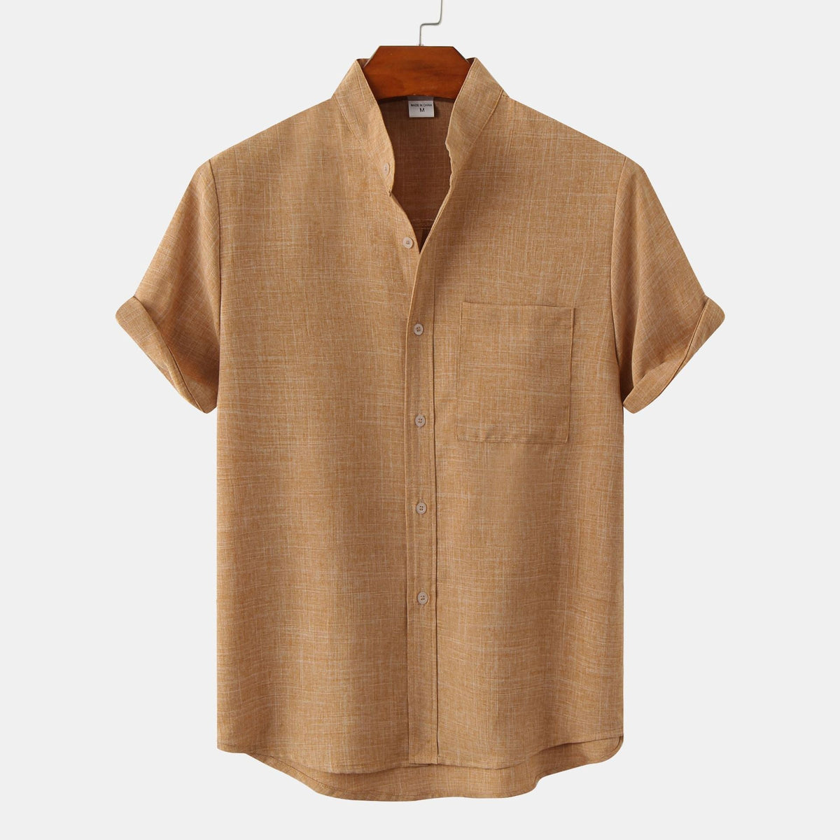 Cazel | Chemise en coton unie avec boutons