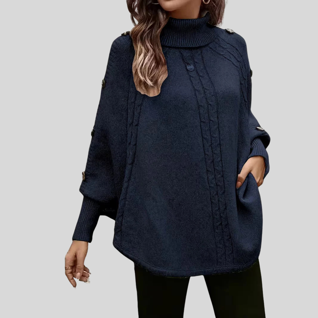 Norelle™ | Pull en Tricot à Col Montant