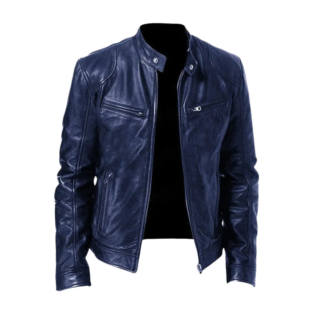 VALMORIE | Veste en cuir décontractée