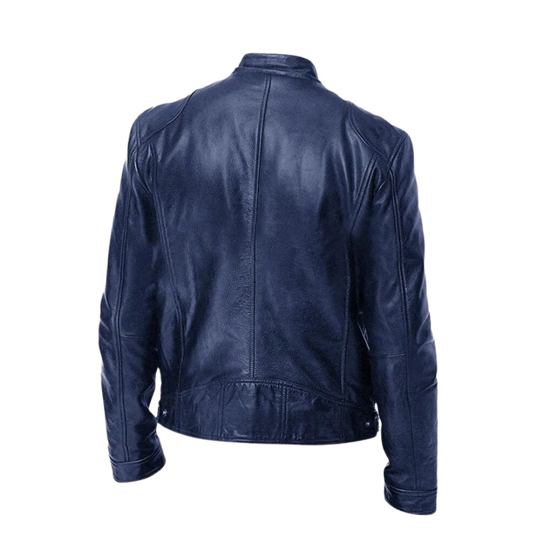 VALMORIE | Veste en cuir décontractée