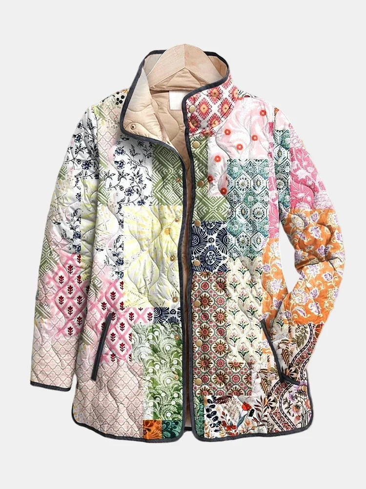 VALMORIE | Veste Matelassée Patchwork Bohème Florence