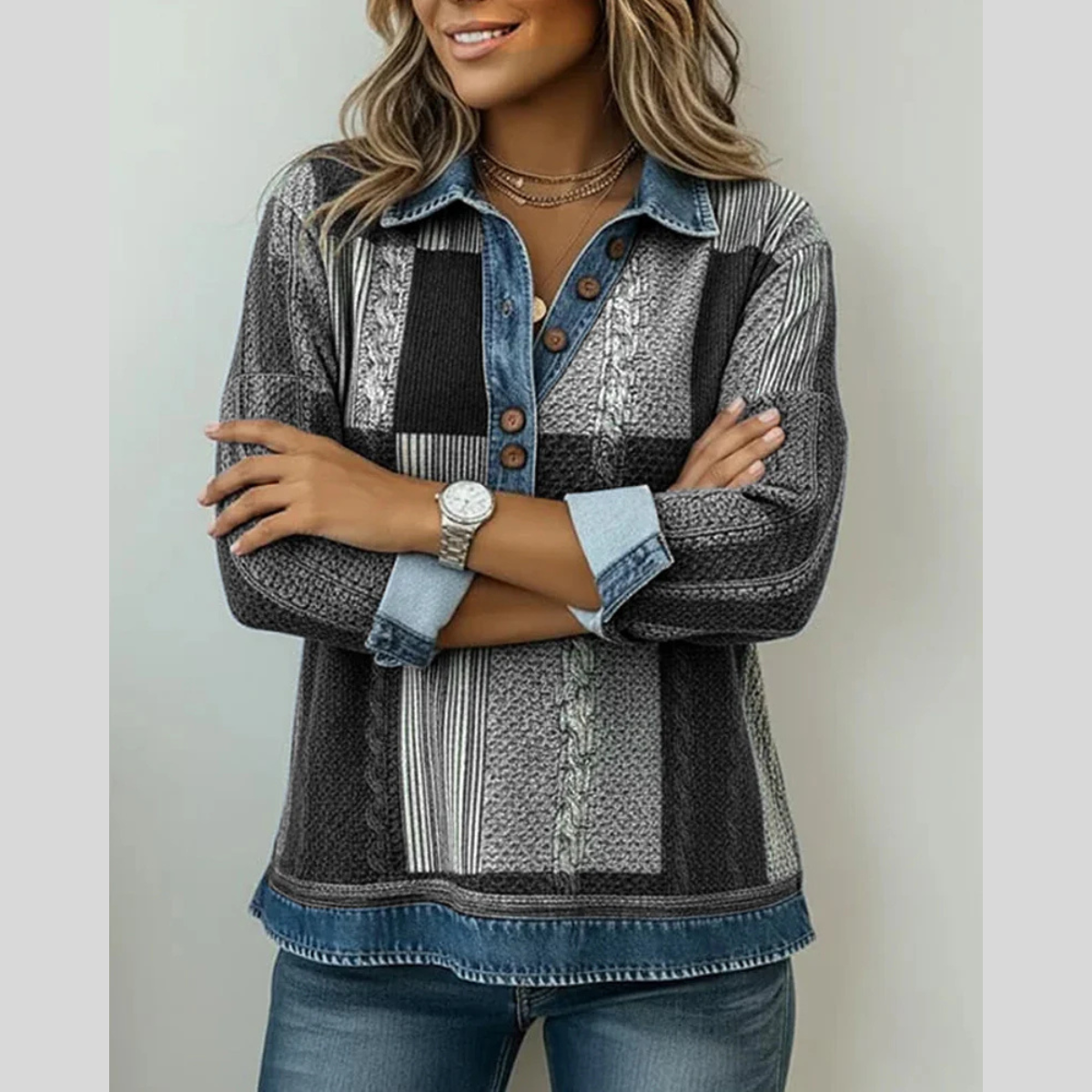 Meridell™ | Sweat-shirt à Imprimé Coloré