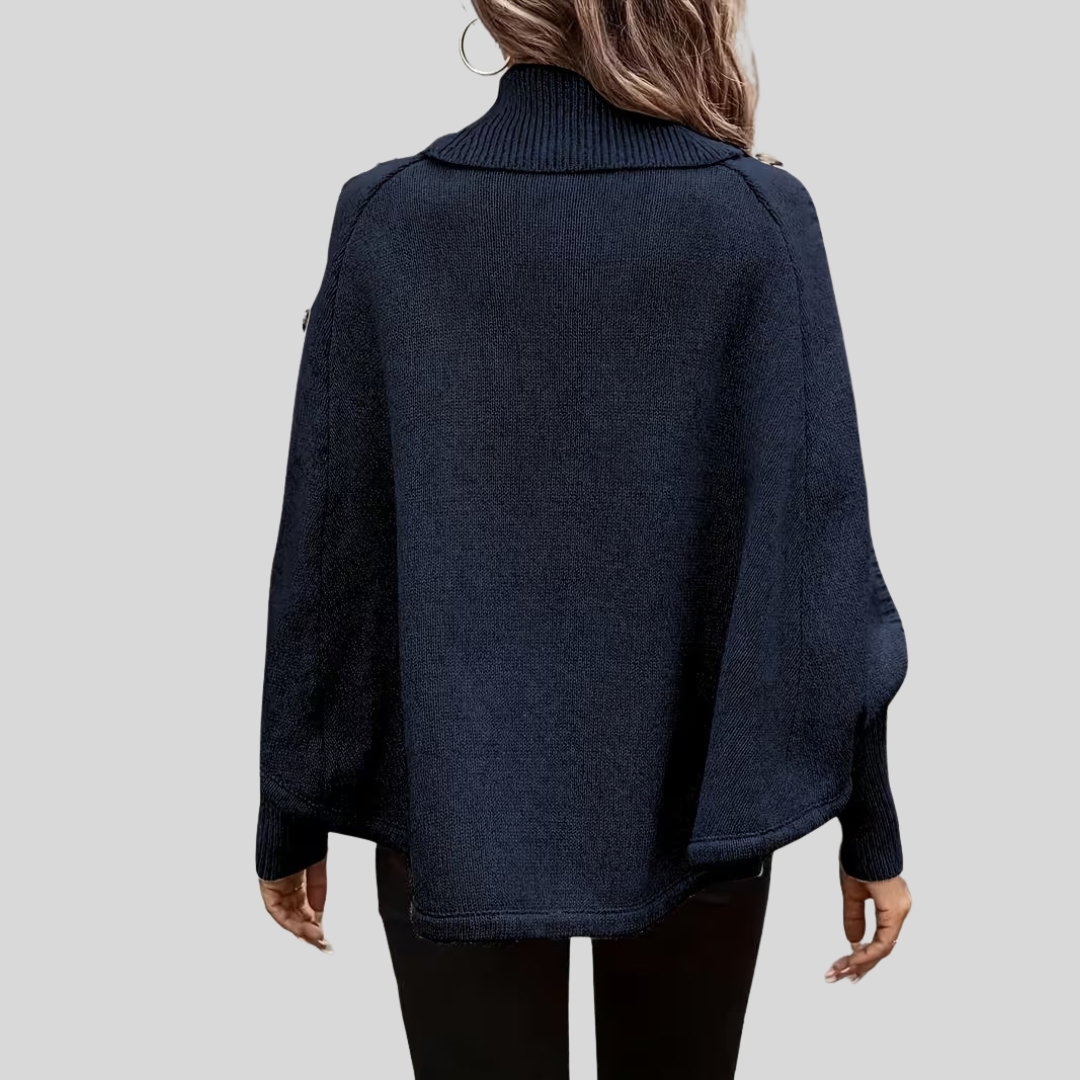 Norelle™ | Pull en Tricot à Col Montant