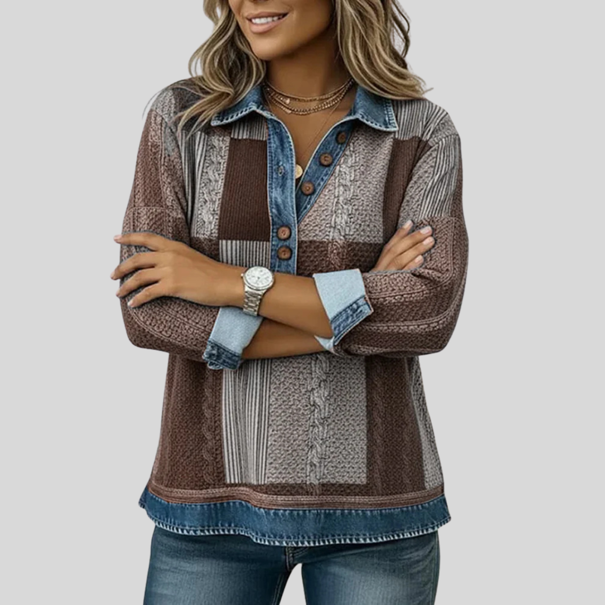 Meridell™ | Sweat-shirt à Imprimé Coloré