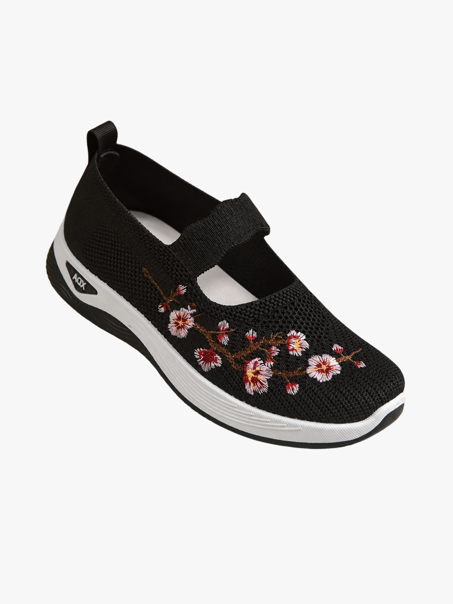 ROUSSEL PARIS | BASKETS FLORALE EMBROIDÉES POUR FEMMES
