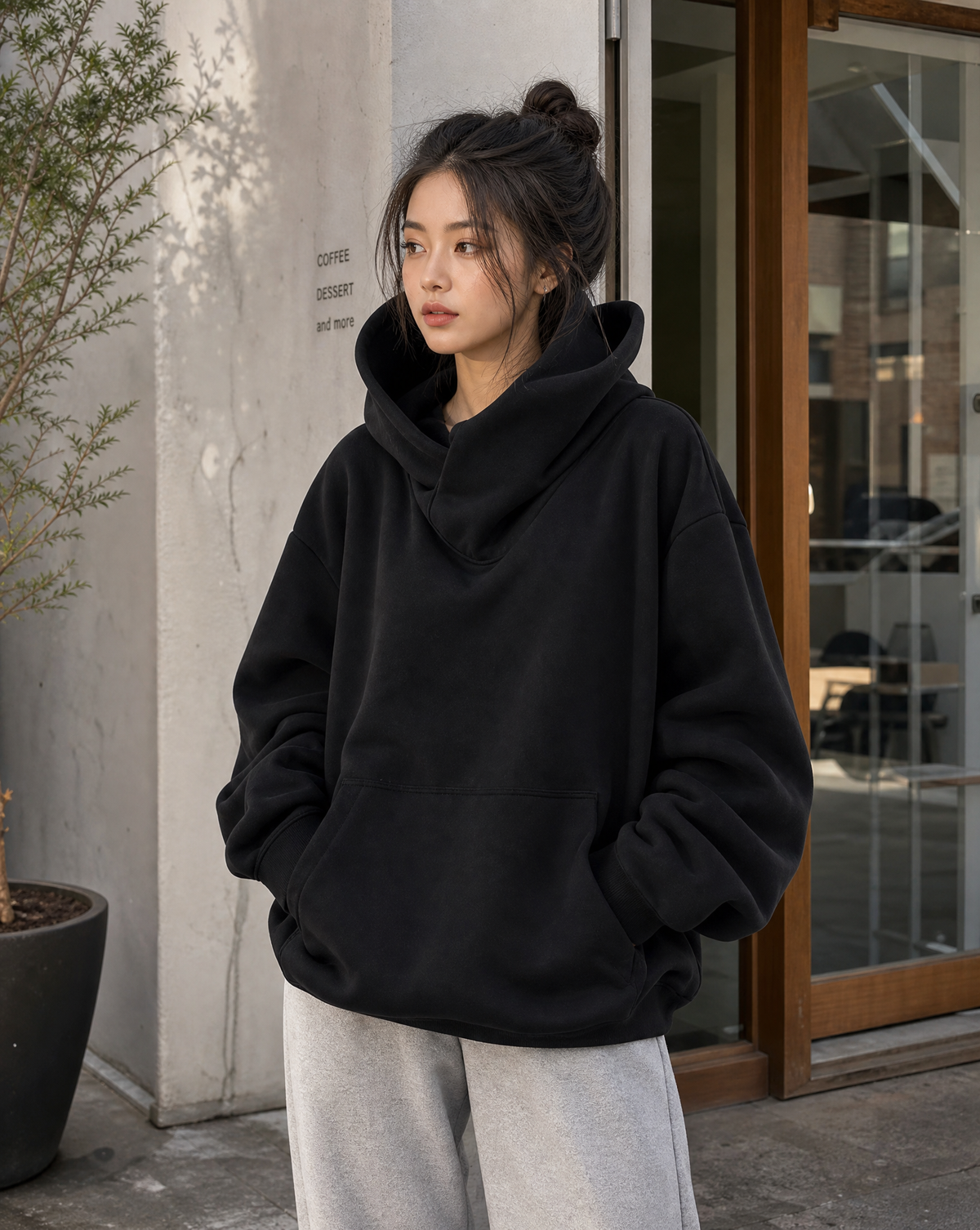 Fiona | Sweatshirt oversize à capuche