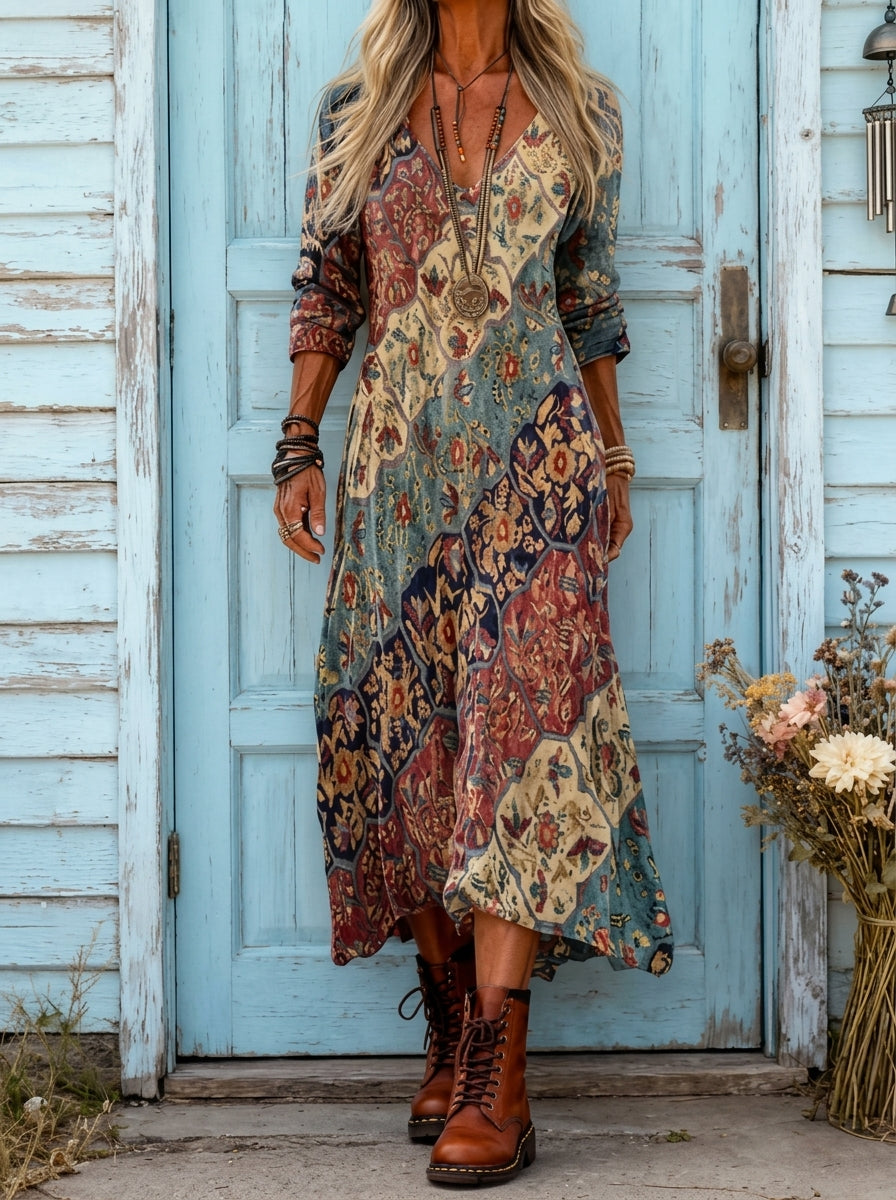 Lydia | Robe Féminine Flottante avec Coupe Délicate