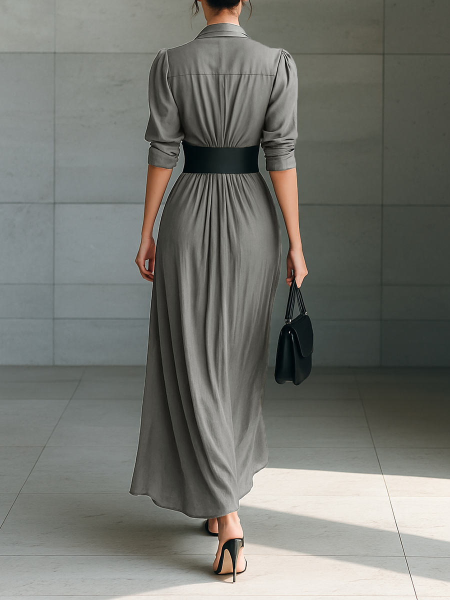 Zéphyrine | Robe Plissée Longue