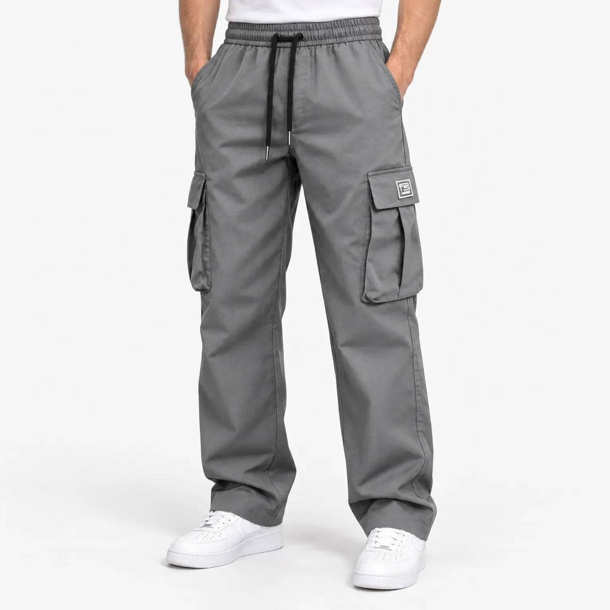 Pantalon cargo homme | Coupe décontractée avec poches | 1 ACHETÉ = 1 OFFERT