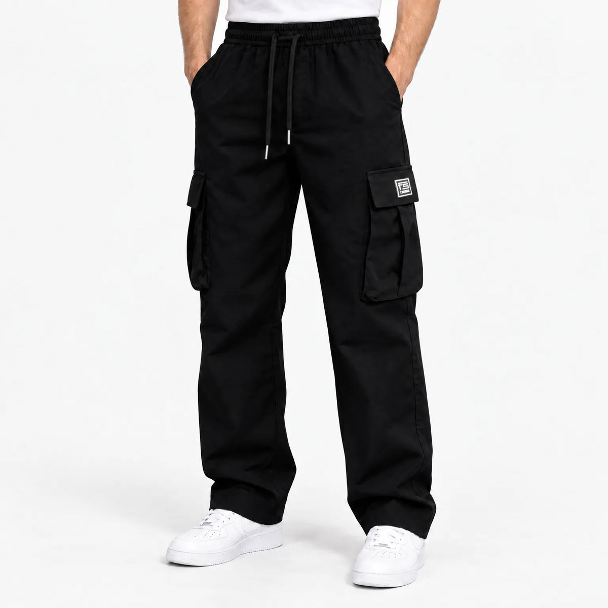 Pantalon cargo homme | Coupe décontractée avec poches | 1 ACHETÉ = 1 OFFERT