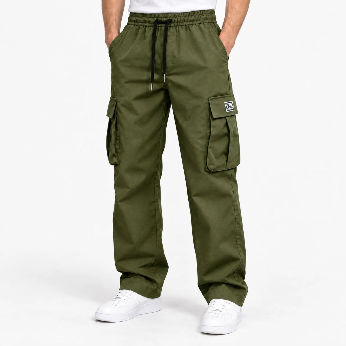 Pantalon cargo homme | Coupe décontractée avec poches | 1 ACHETÉ = 1 OFFERT