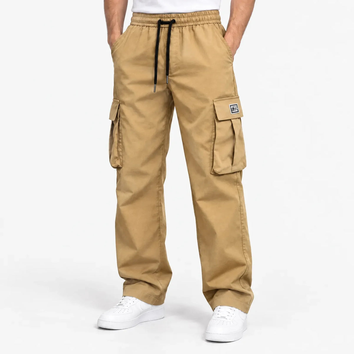 Pantalon cargo homme | Coupe décontractée avec poches | 1 ACHETÉ = 1 OFFERT