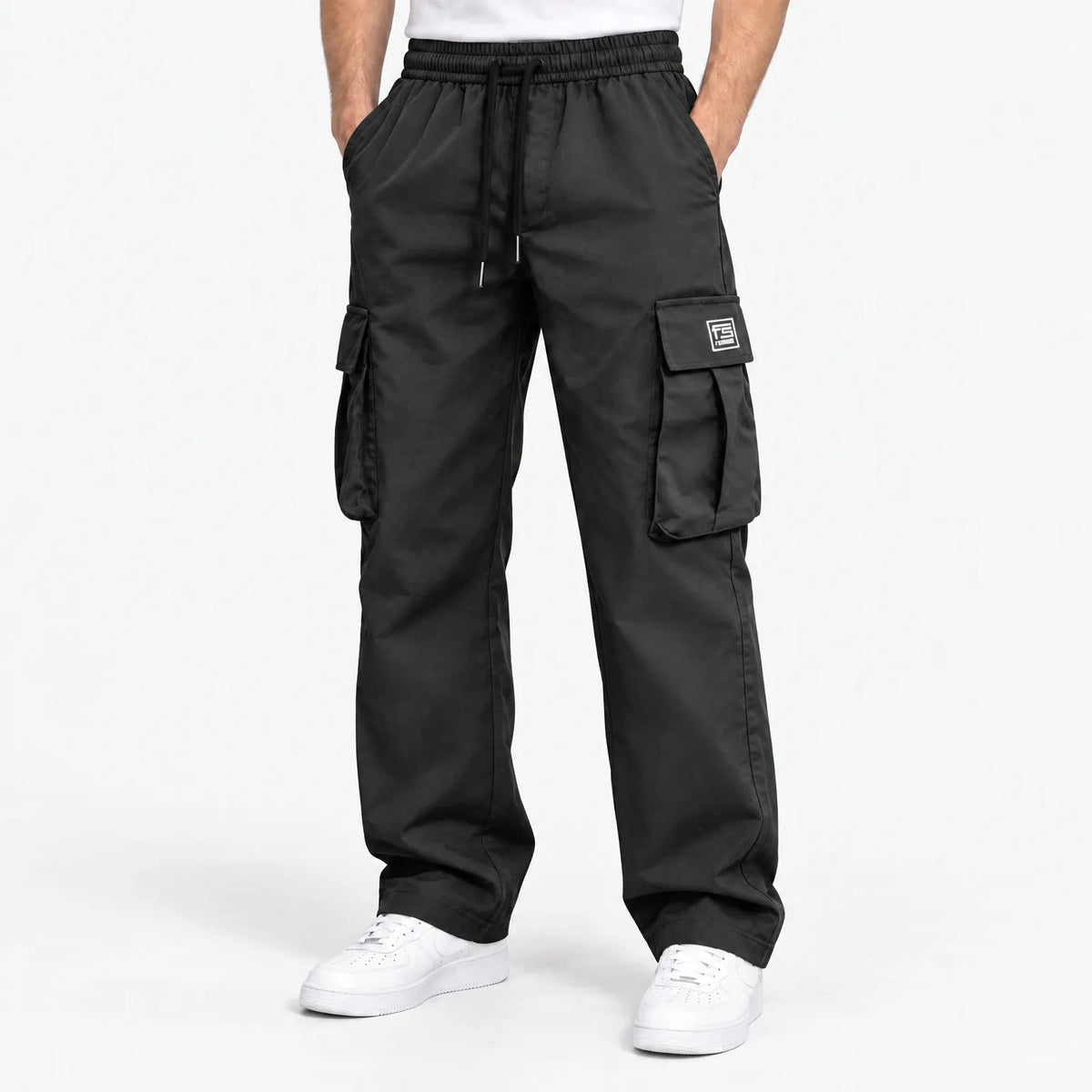 Pantalon cargo homme | Coupe décontractée avec poches | 1 ACHETÉ = 1 OFFERT