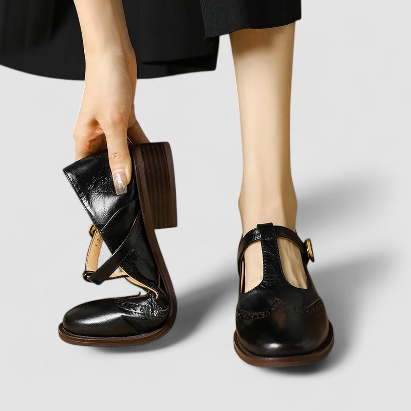 VALMORIE | Salomés Perforées pour Femme Margot