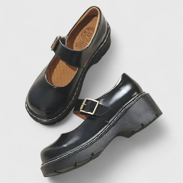 VALMORIE | Babies Plateforme à Boucle pour Femme Aveline