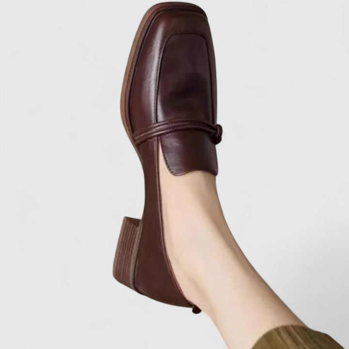 VALMORIE  | Mocassins Bout Carré pour Femme Michèle