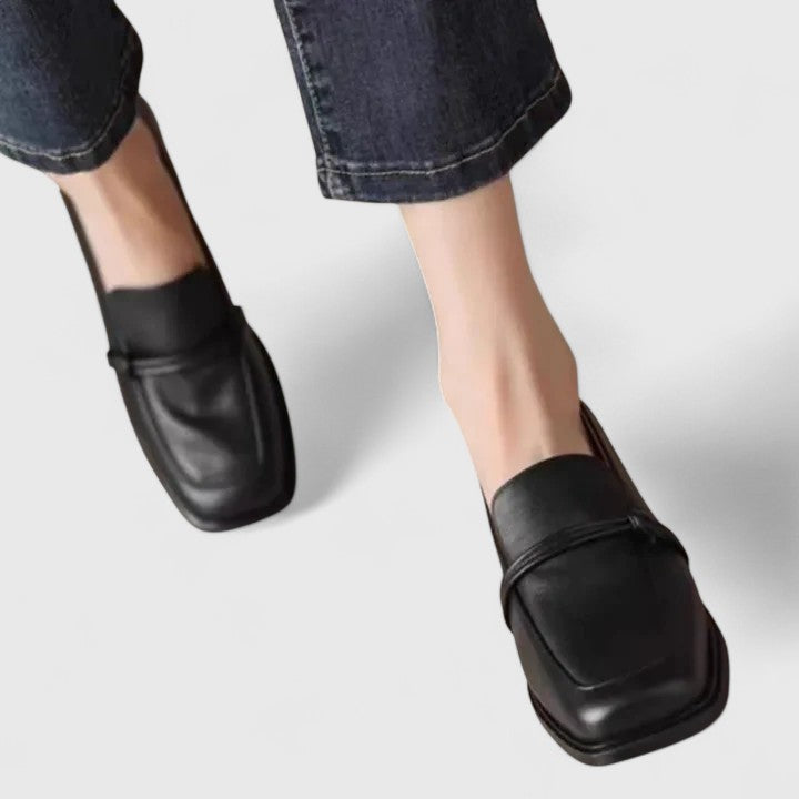 VALMORIE  | Mocassins Bout Carré pour Femme Michèle