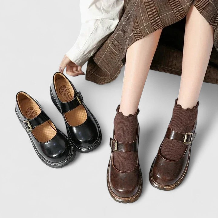 VALMORIE | Babies Plateforme à Boucle pour Femme Aveline