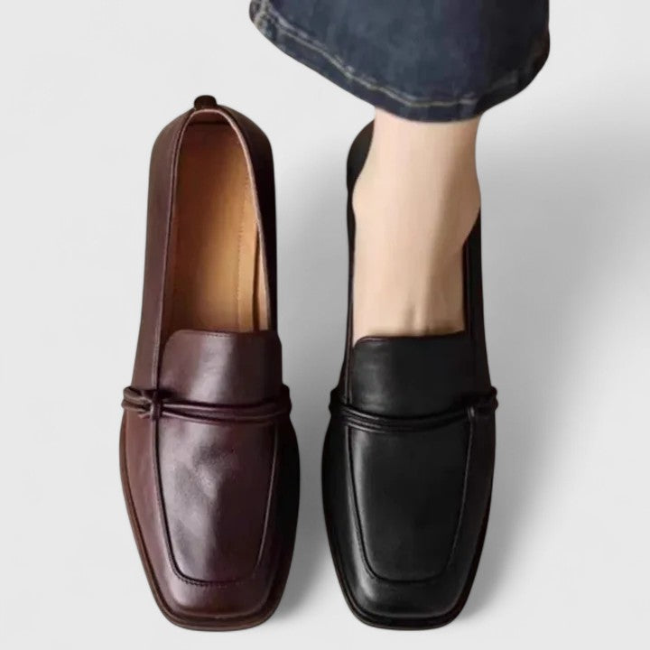 VALMORIE  | Mocassins Bout Carré pour Femme Michèle