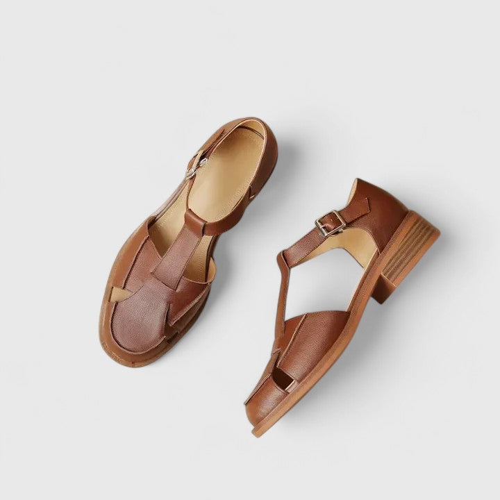 VALMORIE | Sandales Fermées à Bride pour Femme Manon