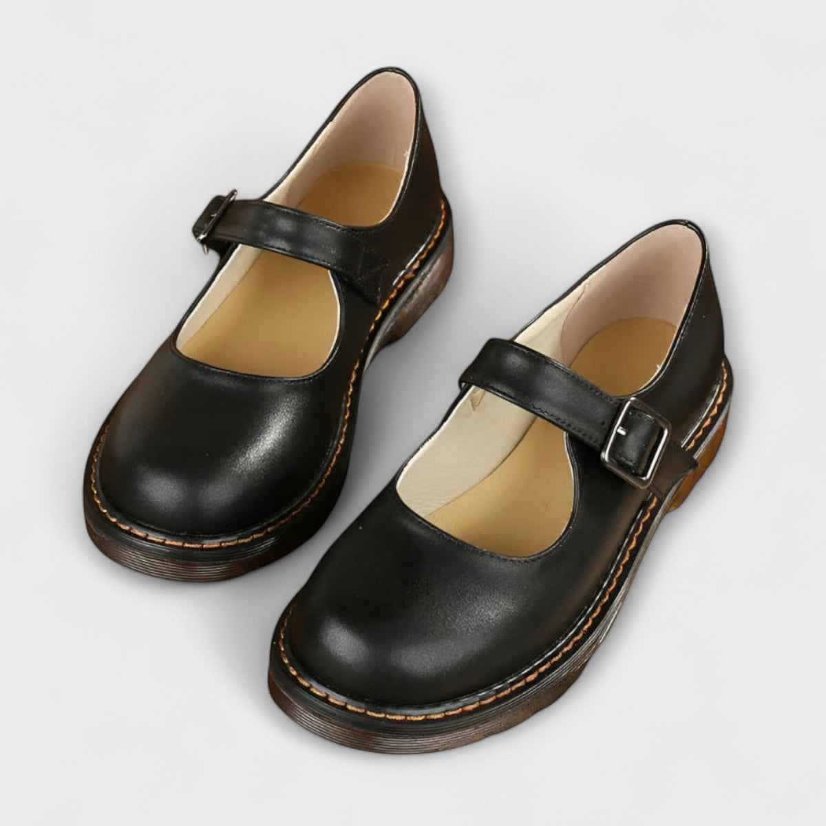 VALMORIE | Babies Surpiquées à Boucle pour Femme Claire