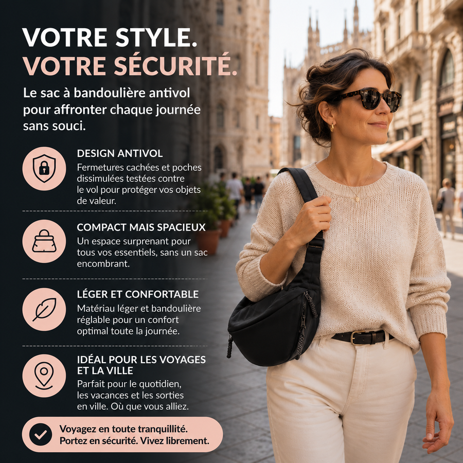 Aria | Sac à bandoulière Noir