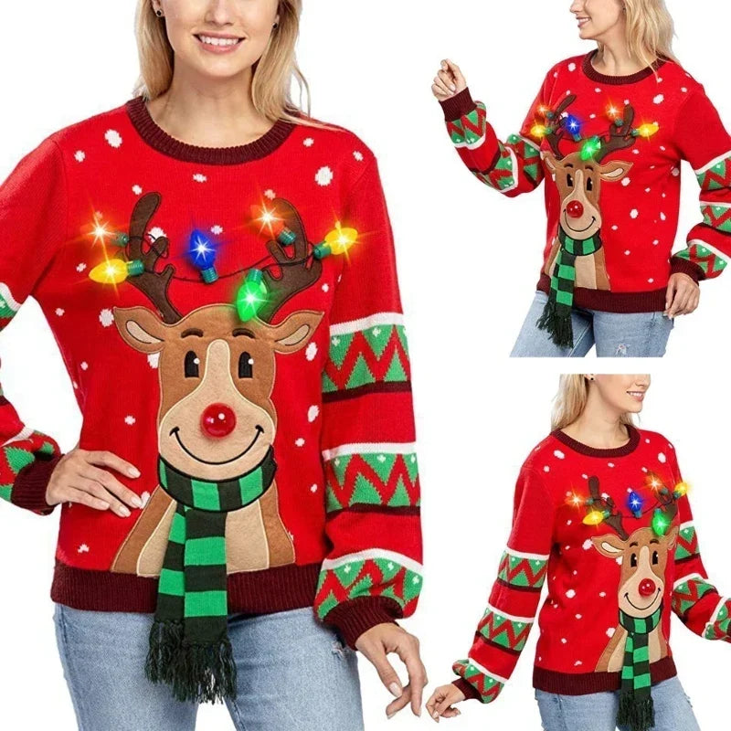Holly | Pull de Noël lumineux