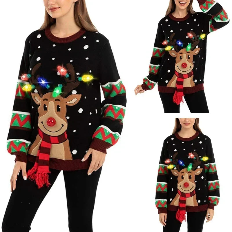Holly | Pull de Noël lumineux