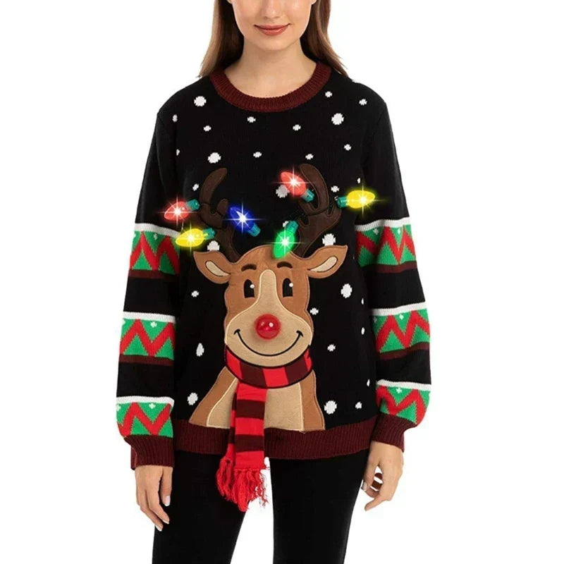 Holly | Pull de Noël lumineux