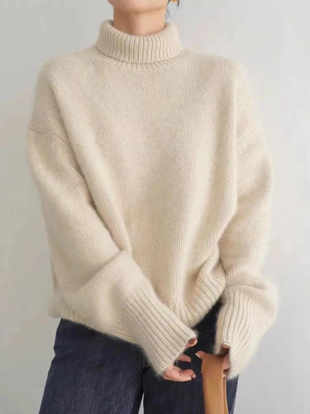 Colette Grace | Pull à col roulé décontracté