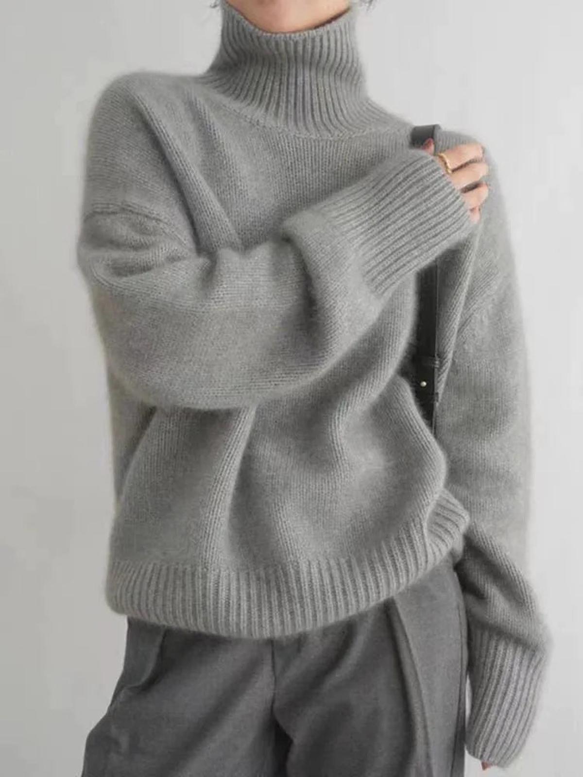 Colette Grace | Pull à col roulé décontracté