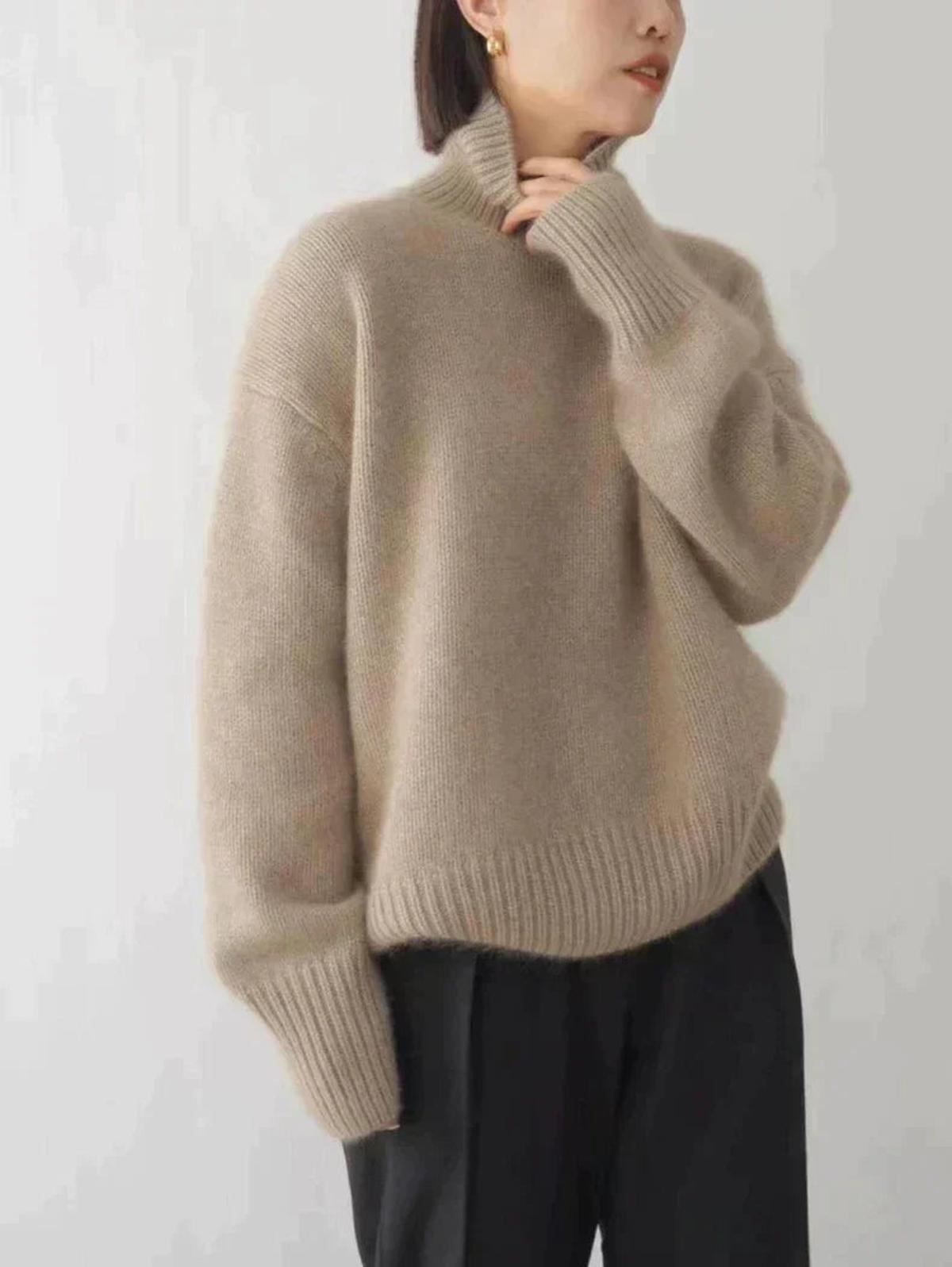 Colette Grace | Pull à col roulé décontracté
