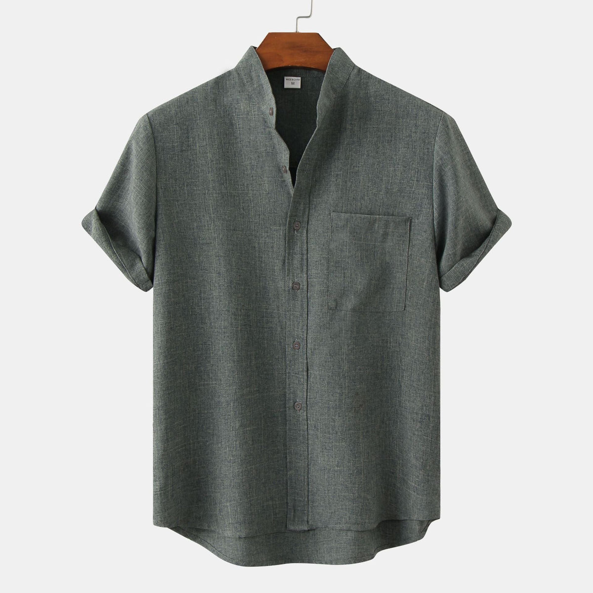 Cazel | Chemise en coton unie avec boutons