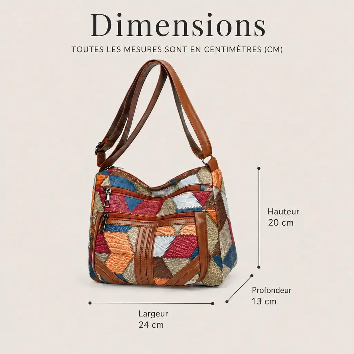 VALMORIE | Sac patchwork