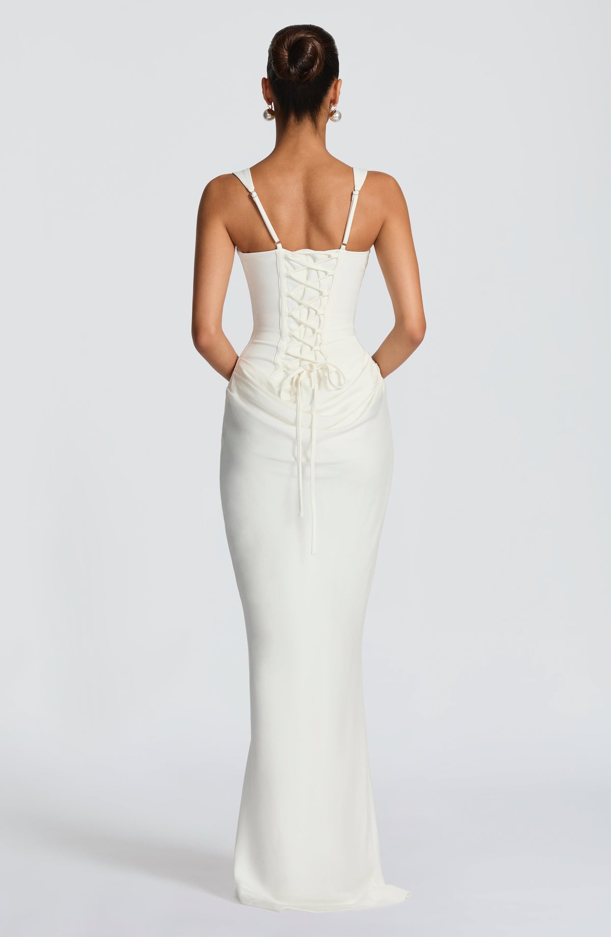 Éléonore | Robe Maxi avec Décolleté Carré