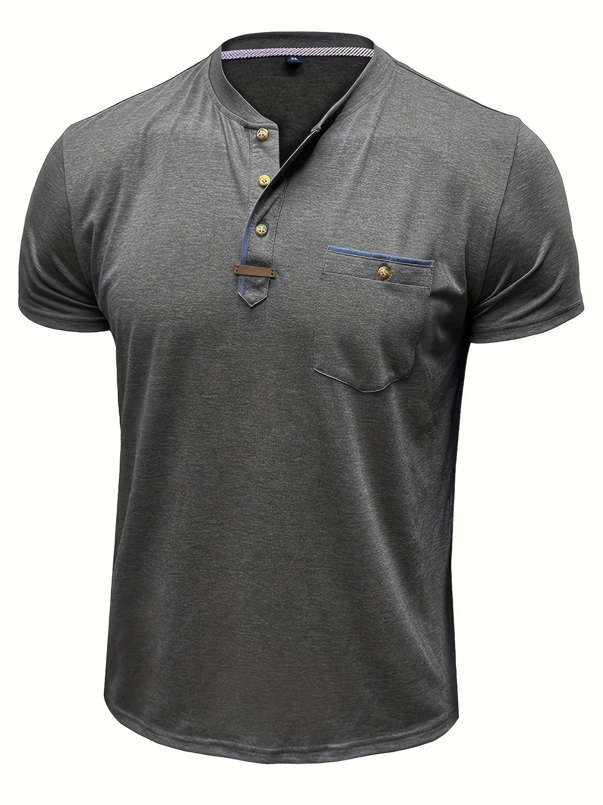 Cazel | T-shirt col rond élégant avec poche